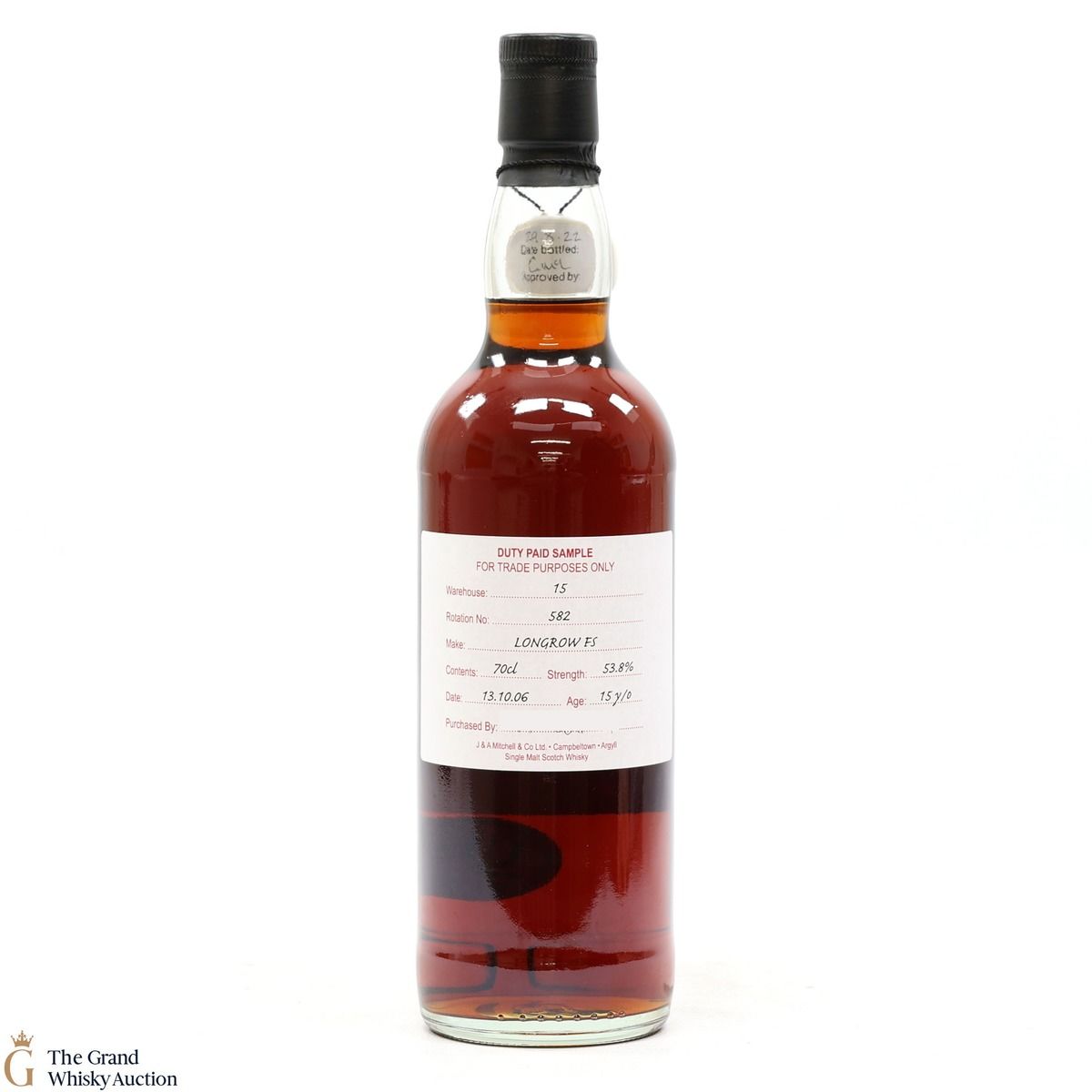 Longrow - 15 Year Old Fresh Sherry 2006 Duty Paid Sample 