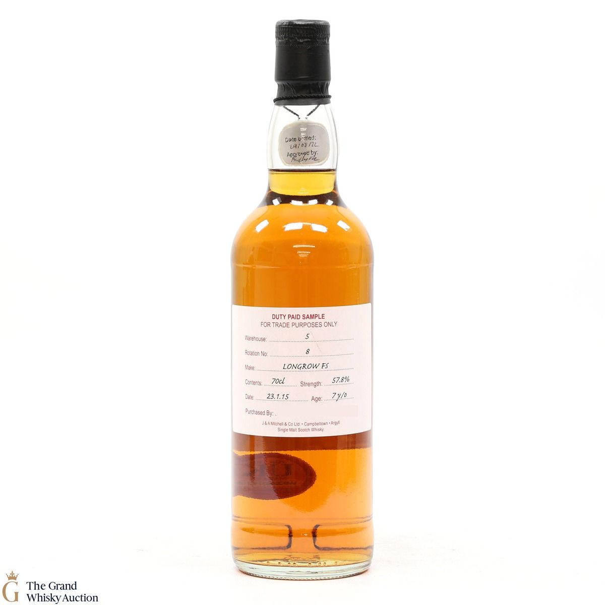 Longrow - 7 Year Old Fresh Sherry 2015 Duty Paid Sample 