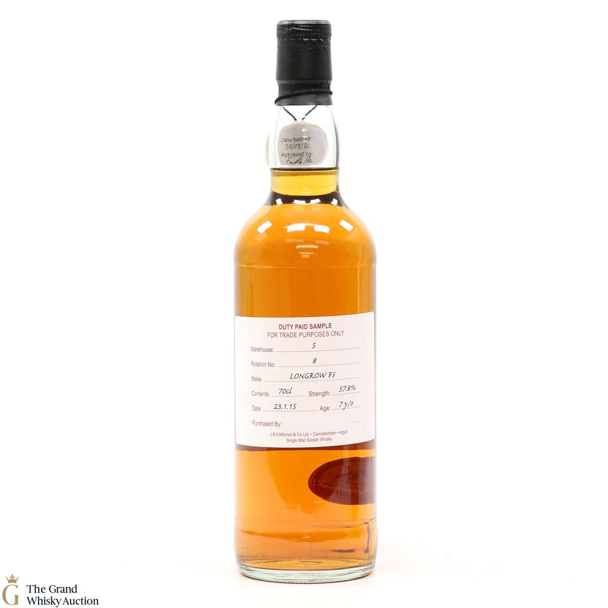 Longrow - 7 Year Old Fresh Sherry 2015 Duty Paid Sample 