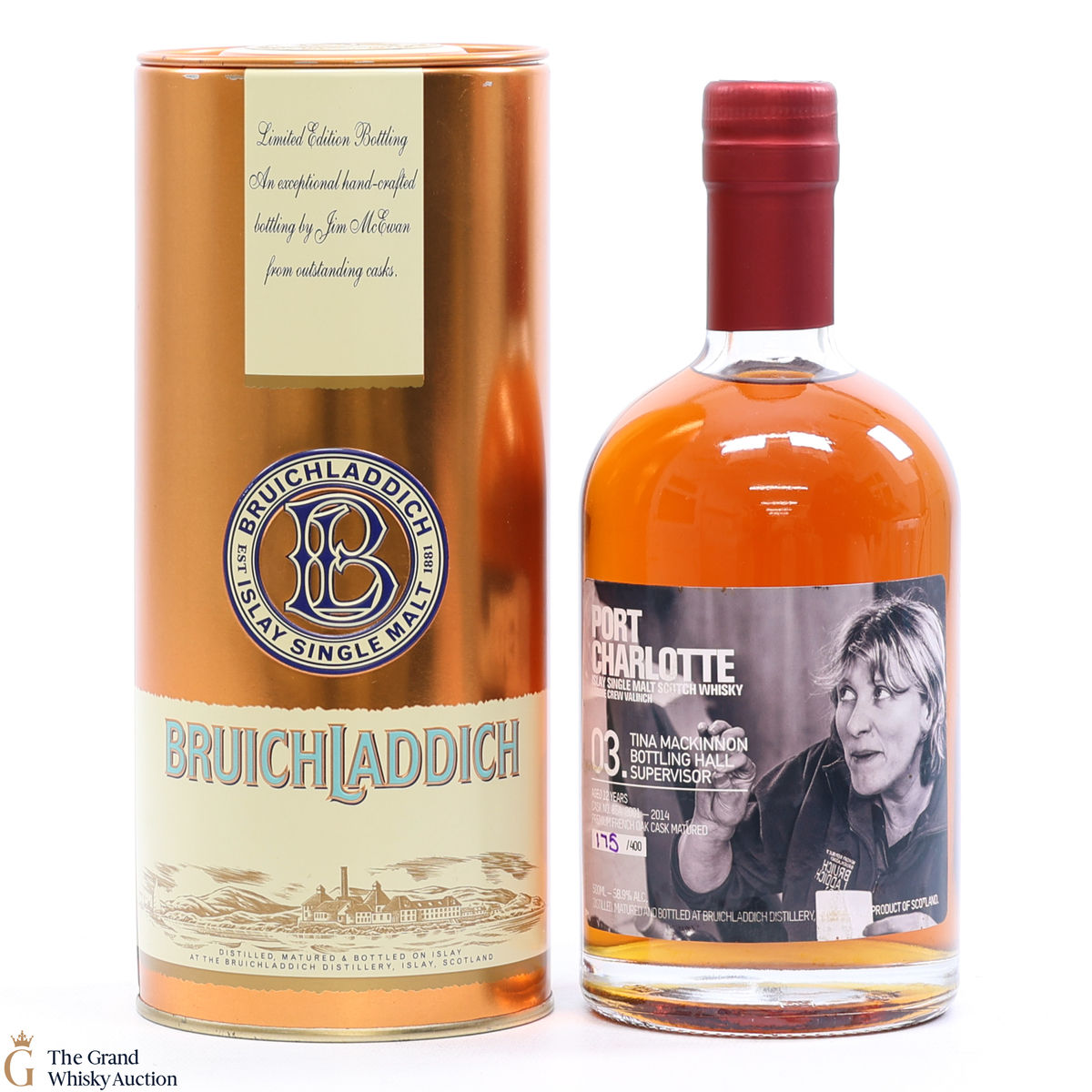 Port Charlotte - 12 Year Old 2001 Valinch #854 Tina Mackinnon (50cl)