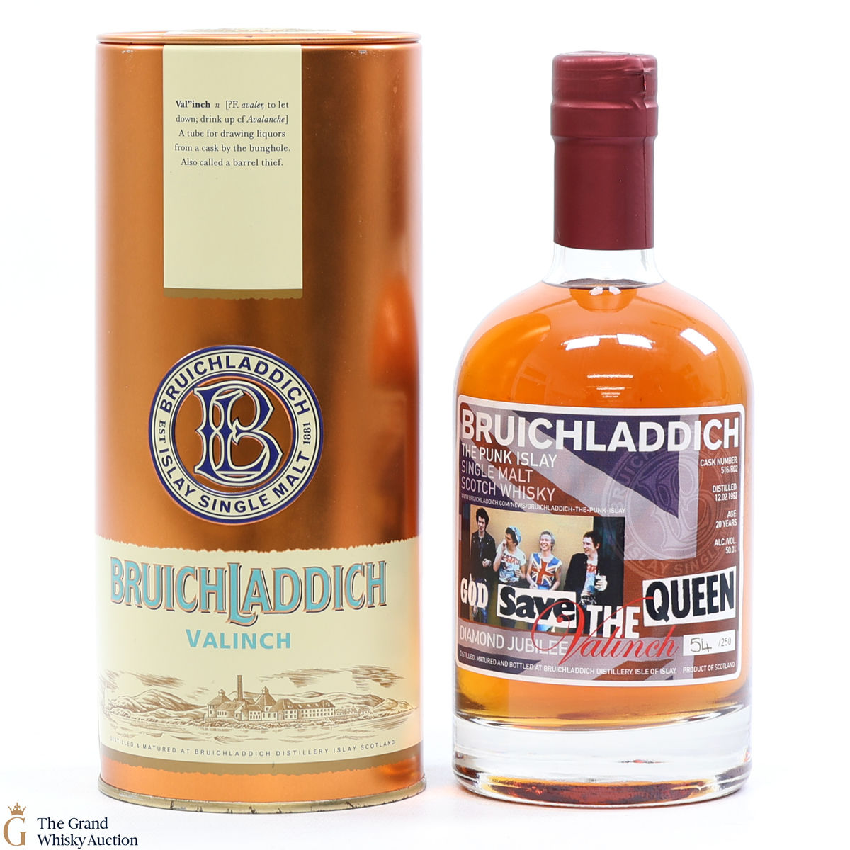Bruichladdich - 1992 Valinch 'God Save the Queen' (50cl)