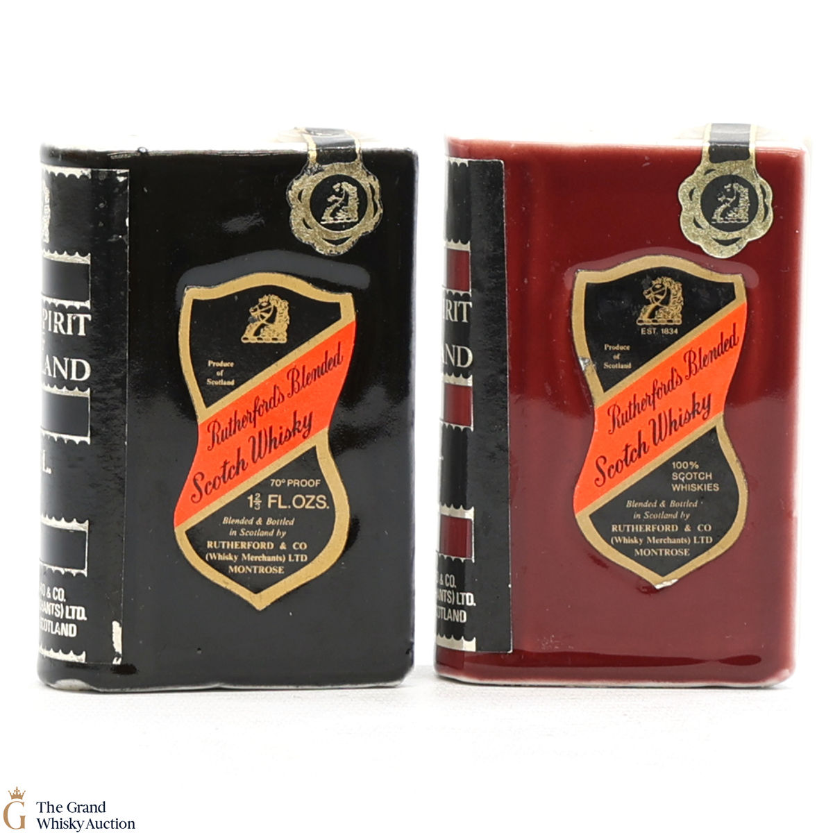 Rutherford's - Book Decanter I & IV (2 x 1 2/3 FL.OZS.)