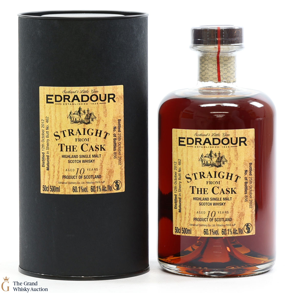 Edradour - 10 Year Old 2012 - Sherry Butt #462 - Straight From The Cask 2022