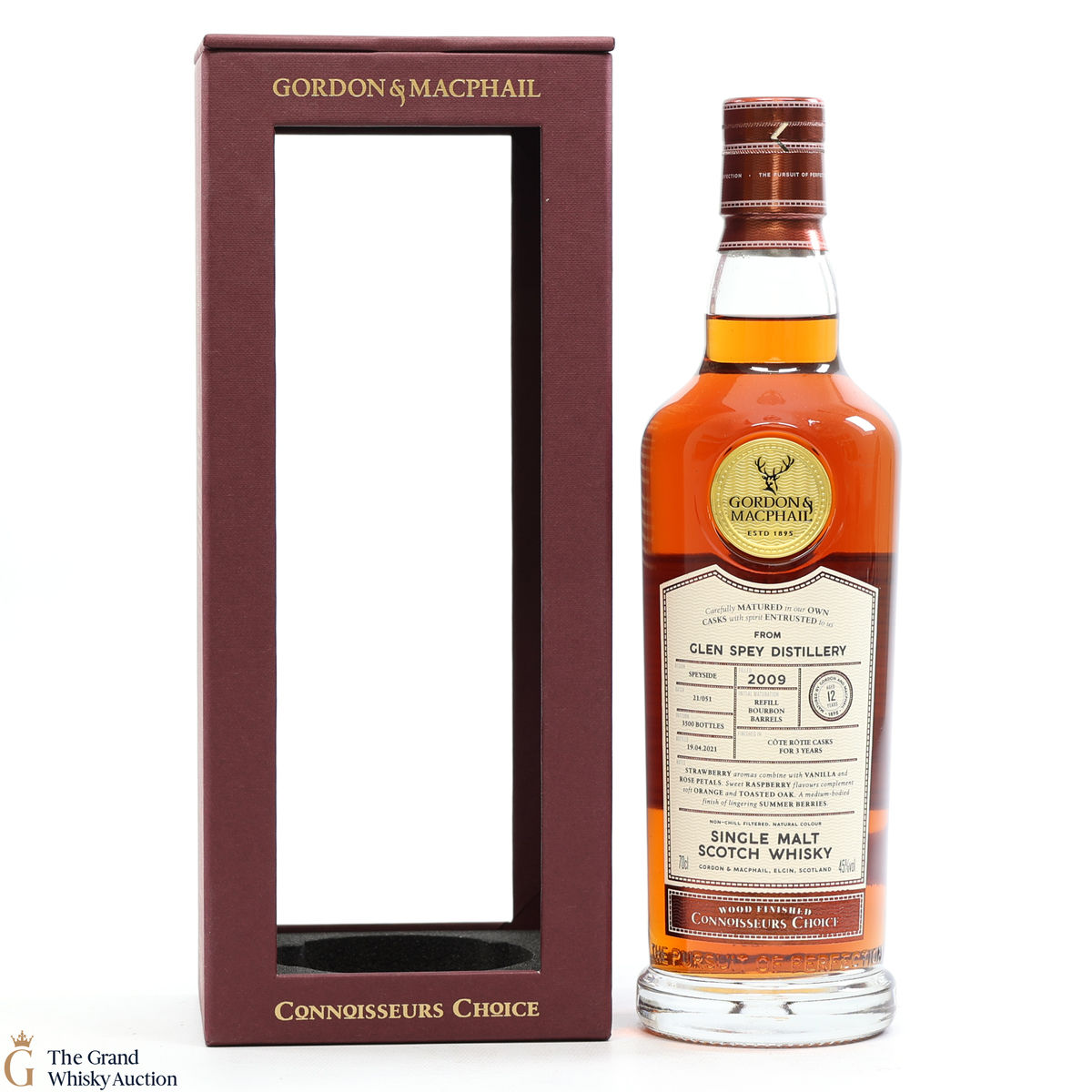 Glen Spey - 12 Year Old 2009 - G&M Wood Finished Connoisseurs Choice