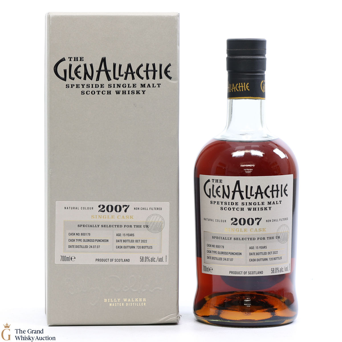 Glenallachie - 15 Year Old #800179 Single Oloroso Puncheon UK Exclusive