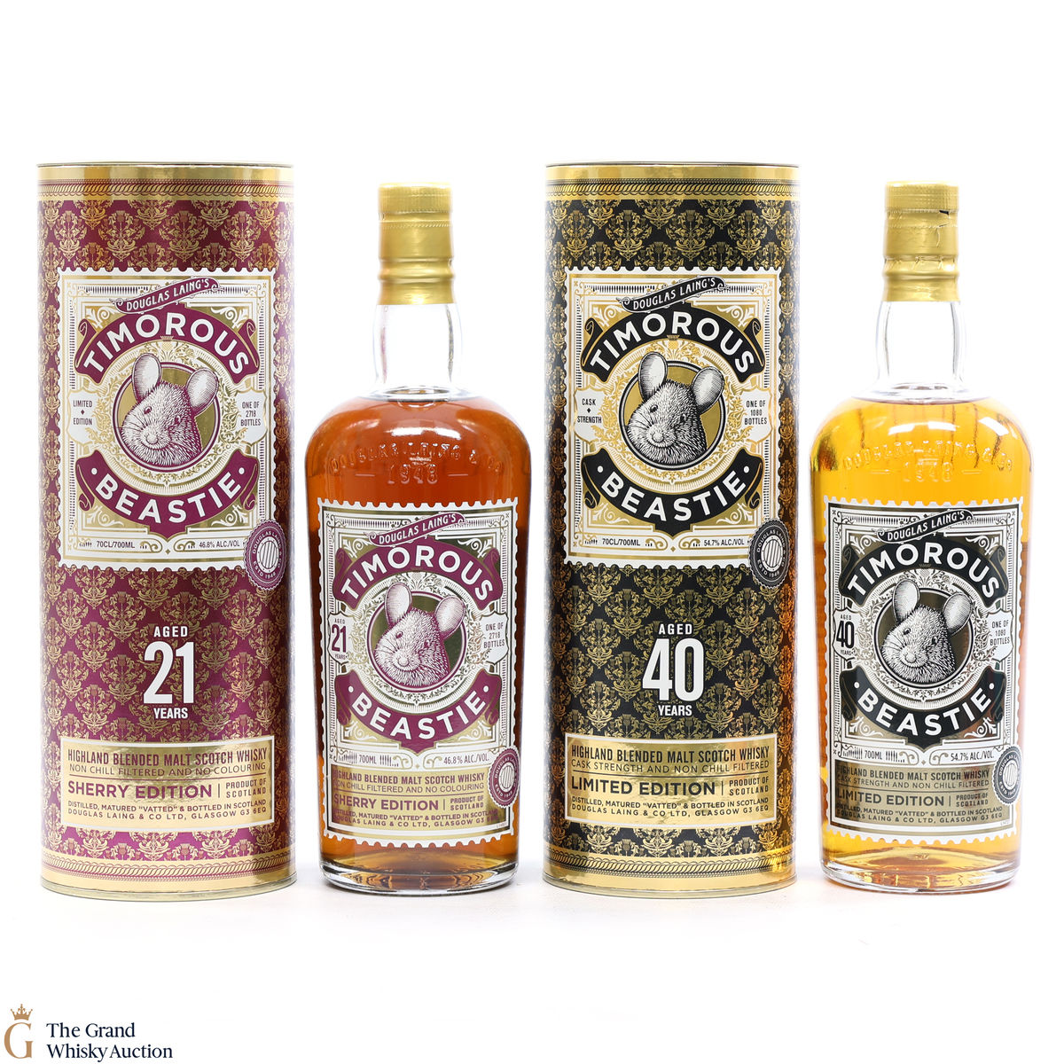 Timorous Beastie - 21 & 40 Year Old - Douglas Laing (2 x 70cl)