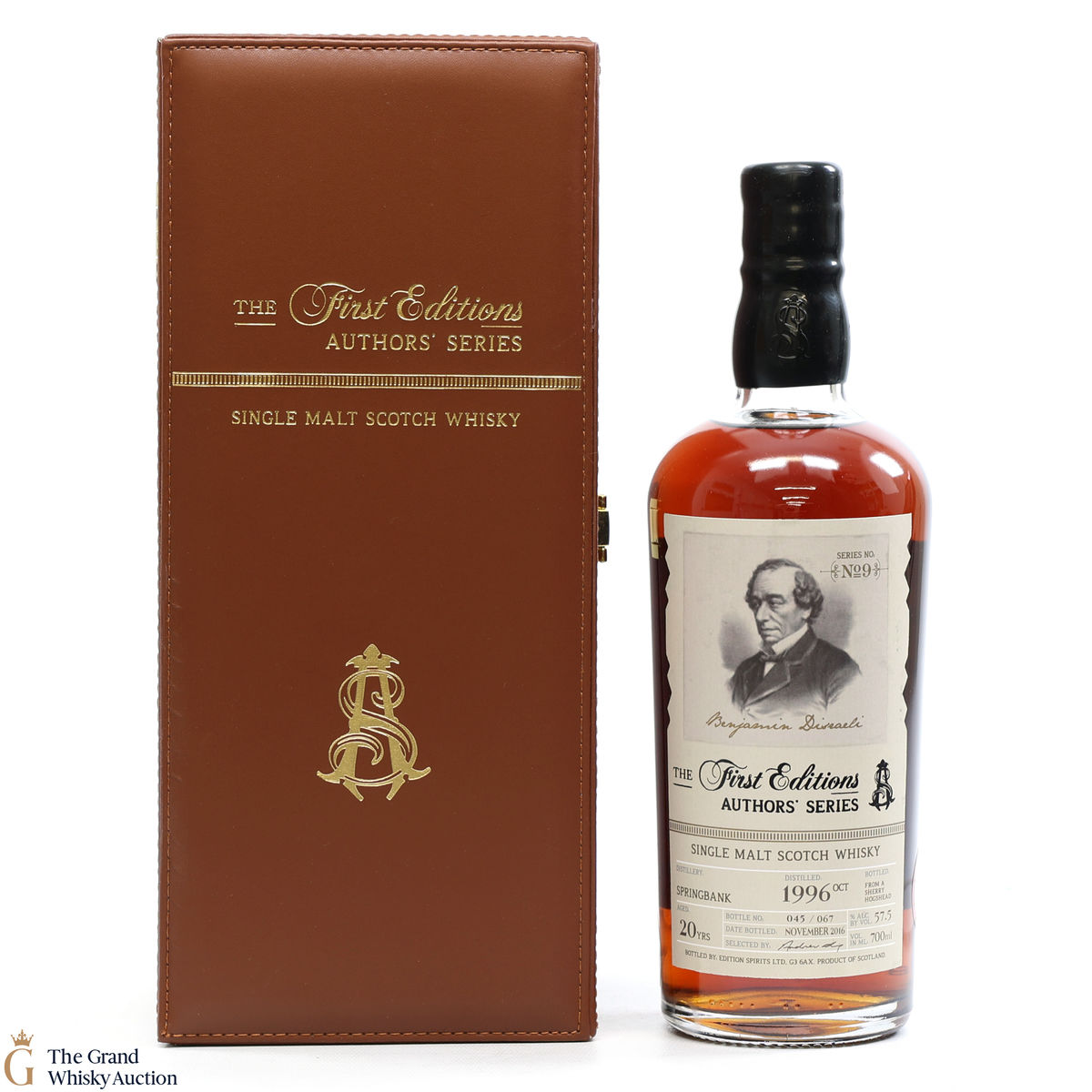 Springbank - 20 Year Old 1996 - Author Series #9 Benjamin Disraeli