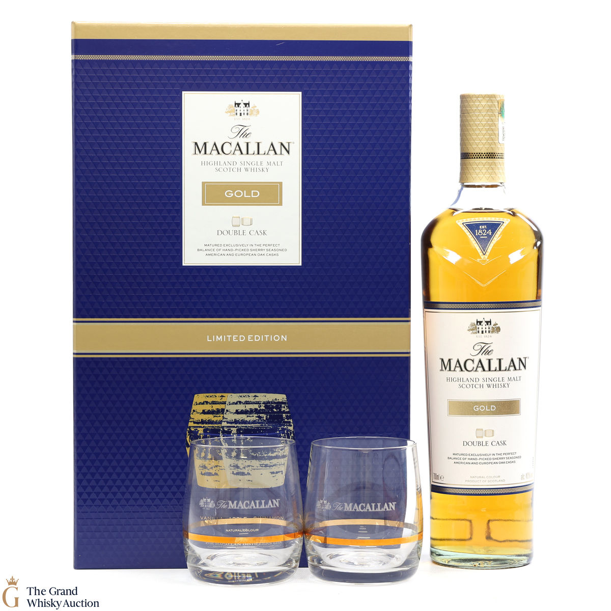 Macallan - 12 Year Old - Double Cask - Limited Edition (With 2 x Glasses)