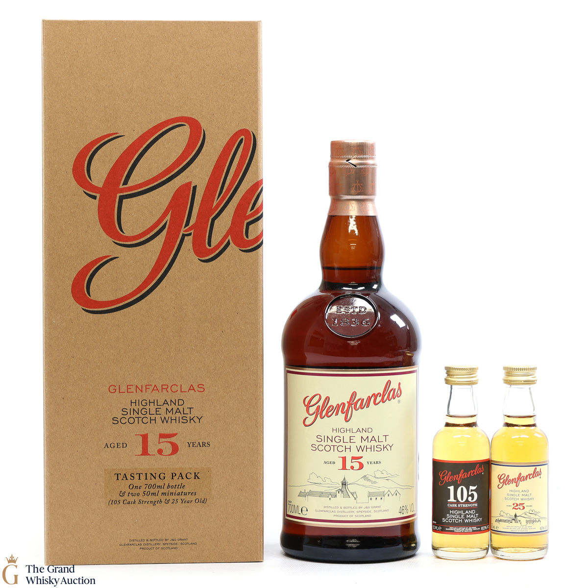 Glenfarclas - 15 Year Old Tasting Pack - (1 x 70cl & 2 x 5cl)