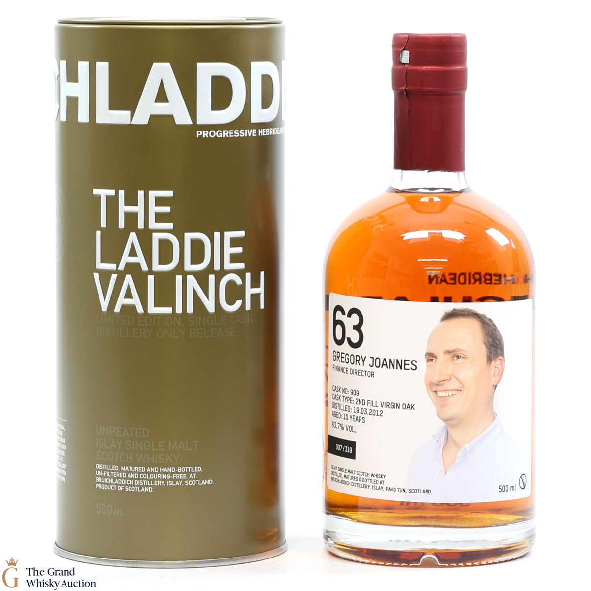 Bruichladdich - 10 Year Old 2012 Gregory Joannes Valinch #63 50cl