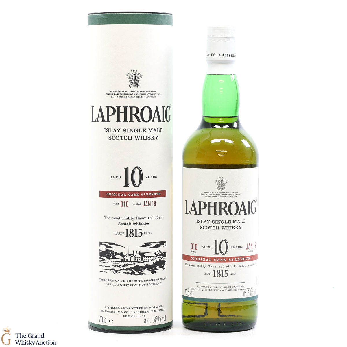 Laphroaig - 10 Year Old - Original Cask Strength Batch #010