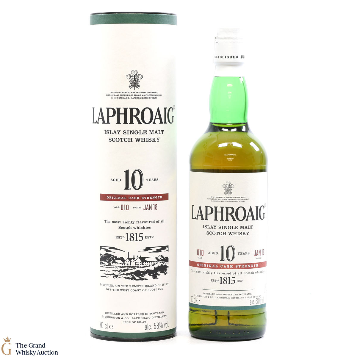 Laphroaig - 10 Year Old - Original Cask Strength Batch #010