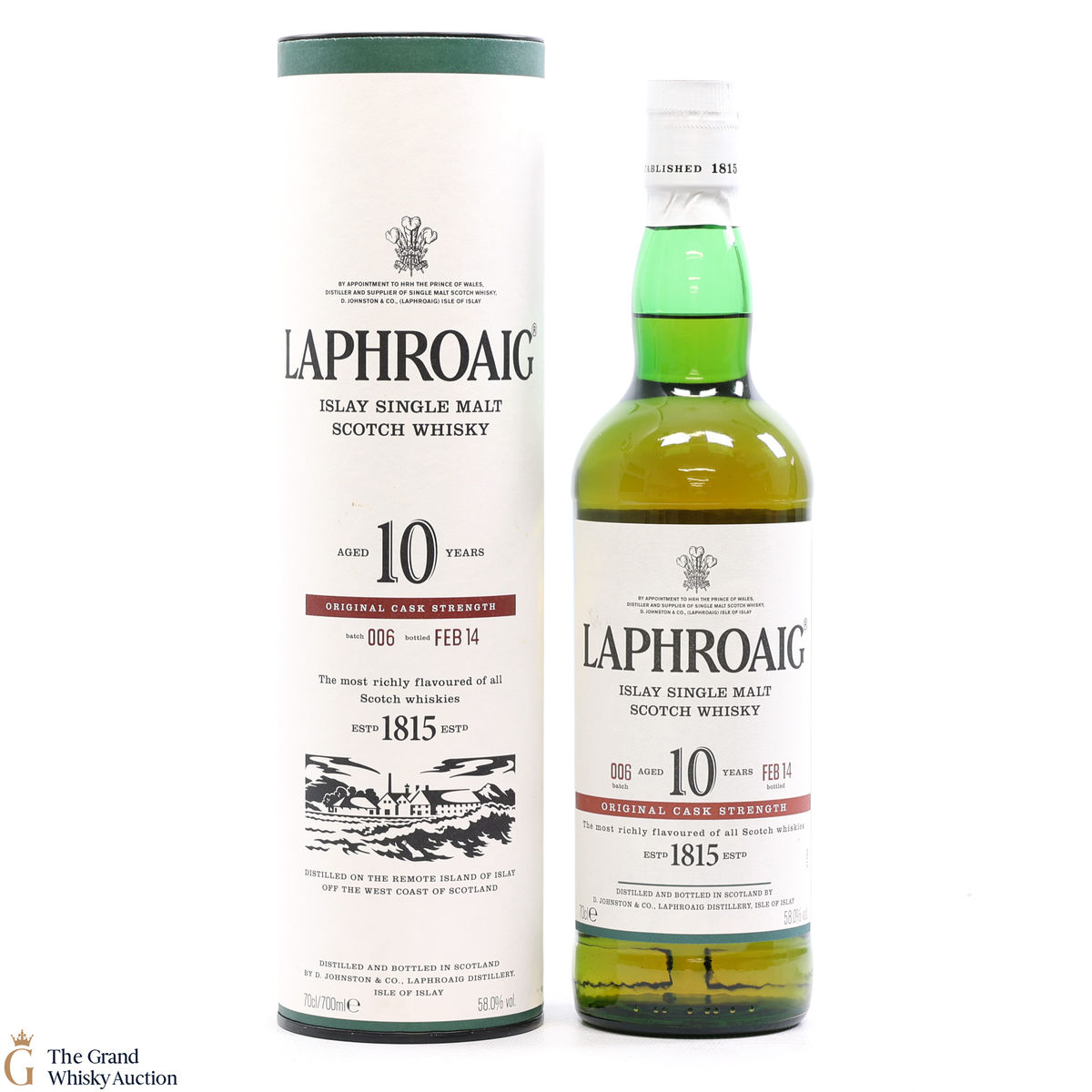 Laphroaig - 10 Year Old - Original Cask Strength Batch #006