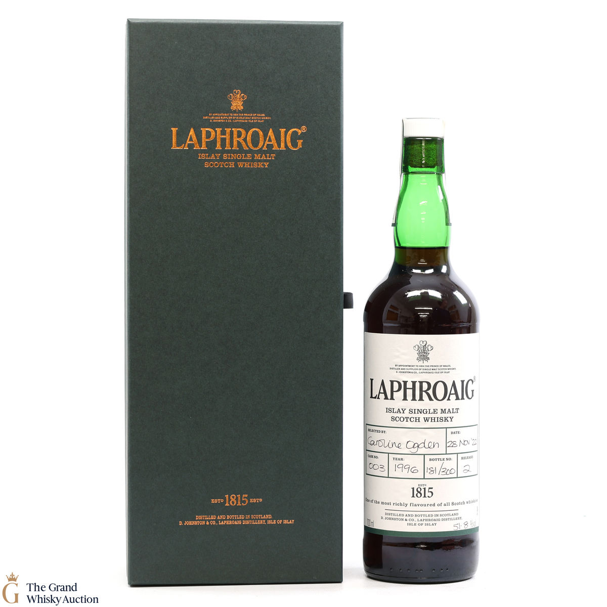 Laphroaig - 1996 Single Cask #003 - Hand Fill Release #2 2022 