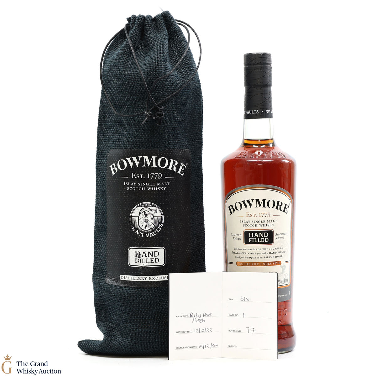 Bowmore - 14 Year Old 2007 - Ruby Port Finish #1 - Hand Fill 2022