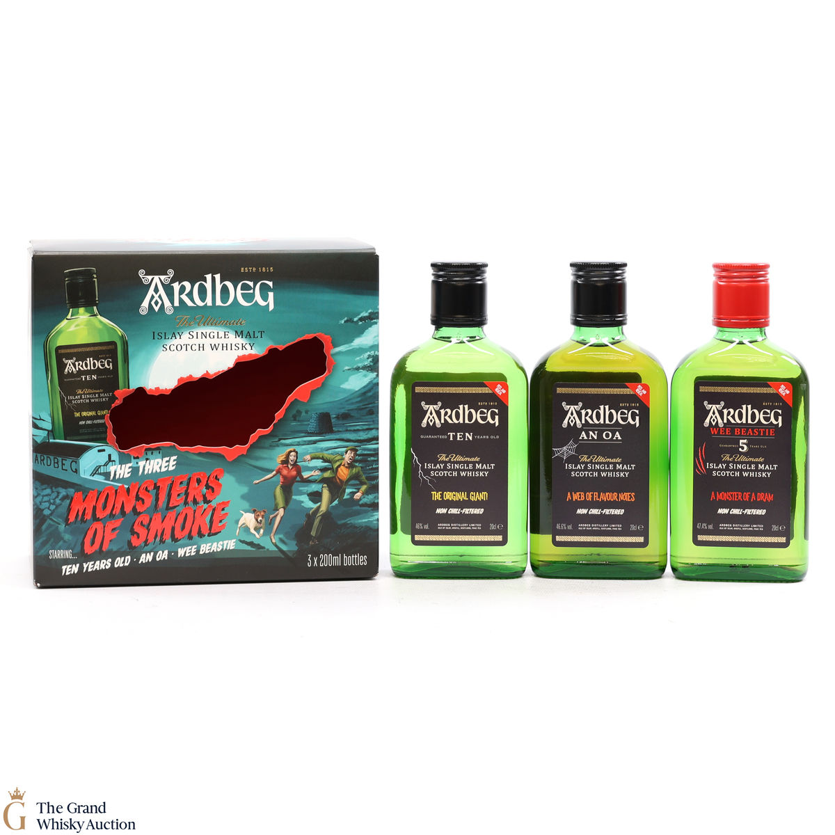 Ardbeg - The Three Monsters Of Smoke 3 x 20cl