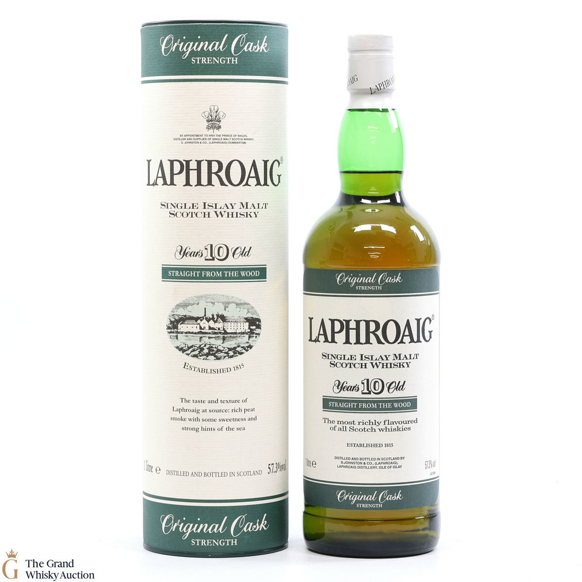 Laphroaig - 10 Year Old - Original Cask Strength 57.3% 1L