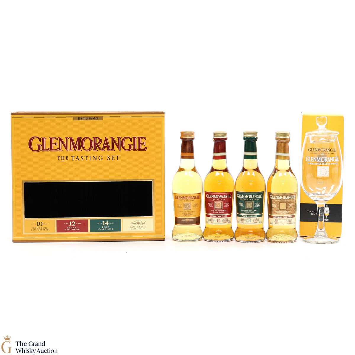 Glenmorangie - Tasting Set (4 x 10cl) & Glass