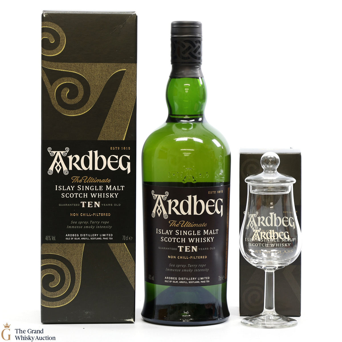 Ardbeg - 10 Year Old (& Tasting Glass)