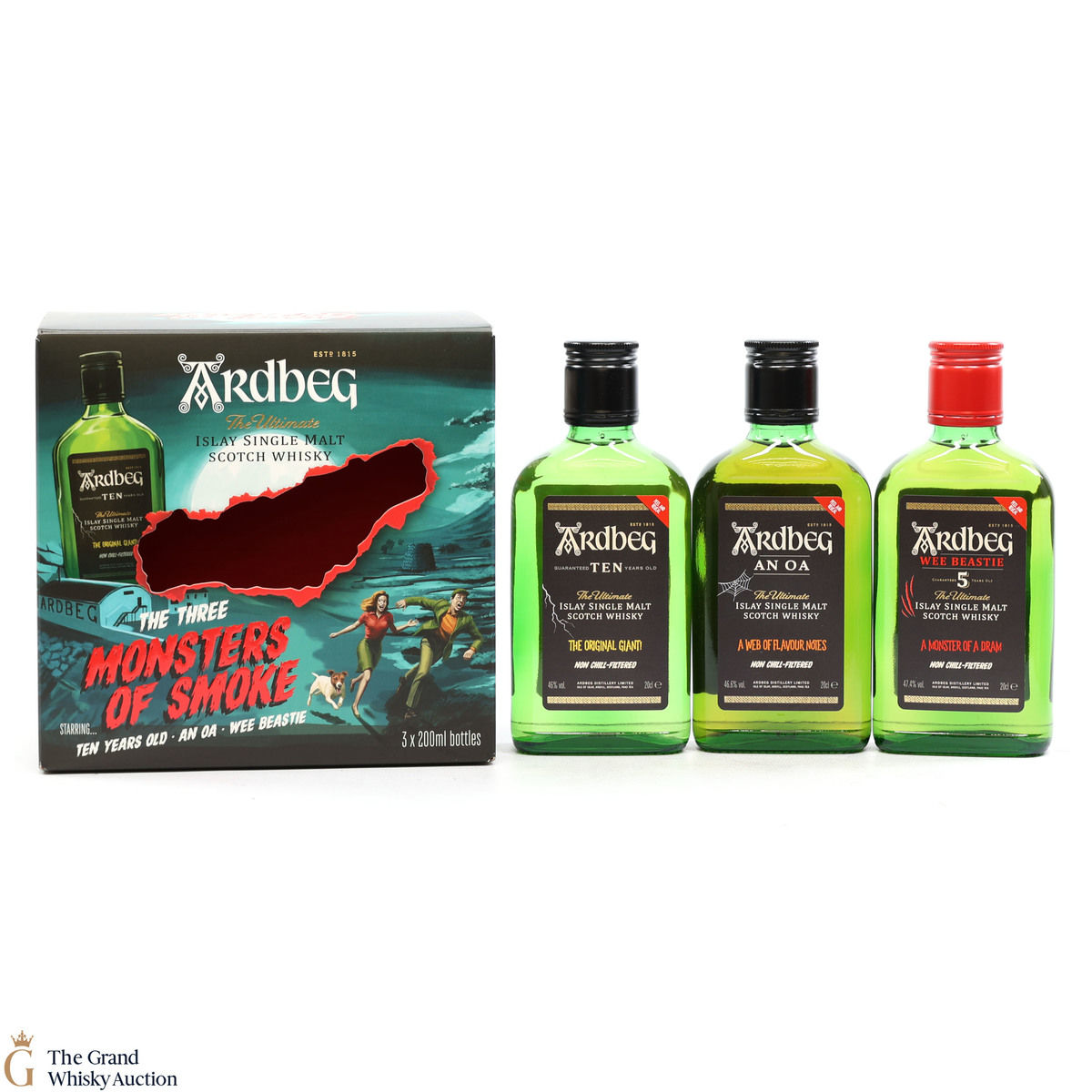 Ardbeg - The Three Monsters Of Smoke 3 x 20cl