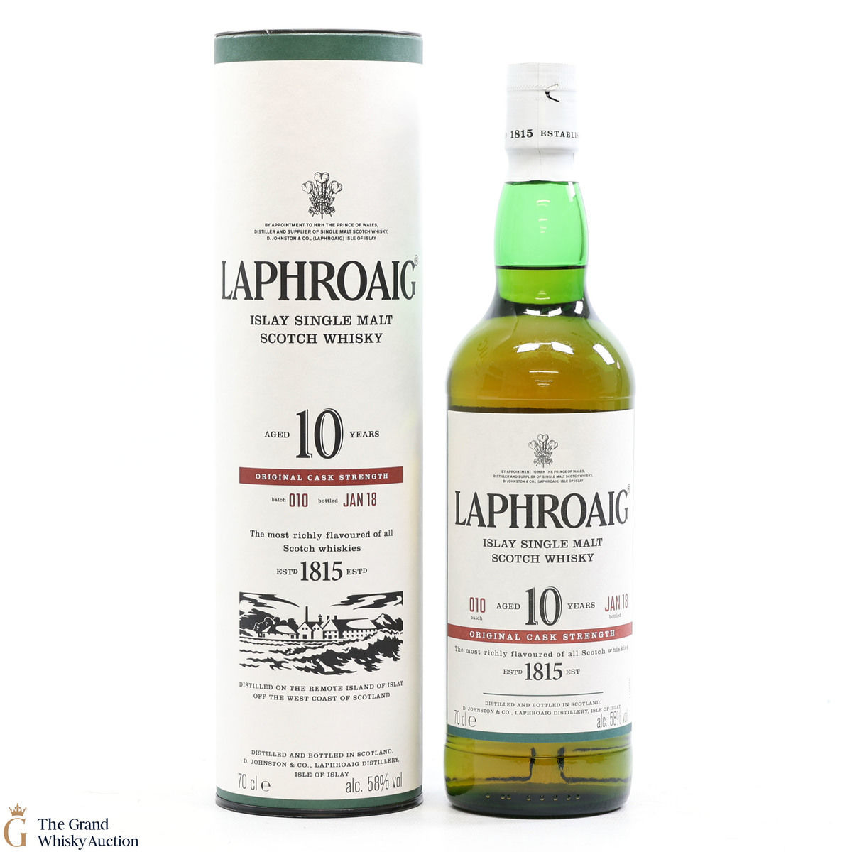 Laphroaig - 10 Year Old - Original Cask Strength Batch #010