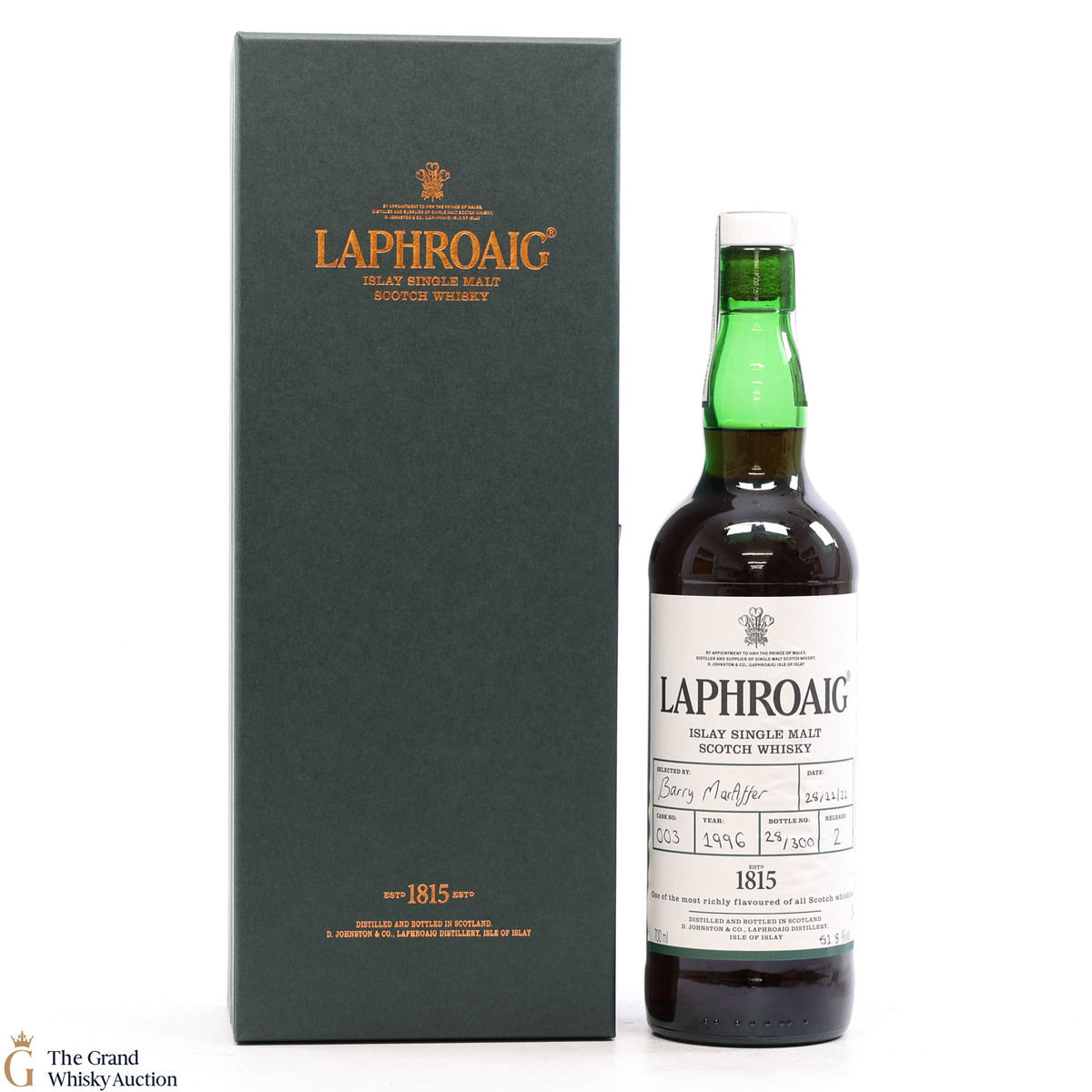 Laphroaig - 1996 Single Cask #003 - Hand Fill Release #2 2022 