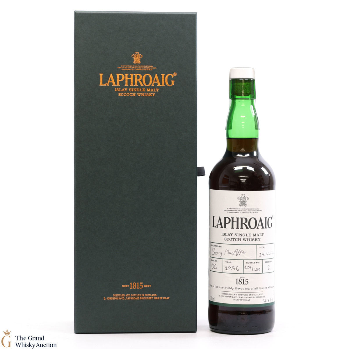 Laphroaig - 1996 Single Cask #003 - Hand Fill Release #2 2022 