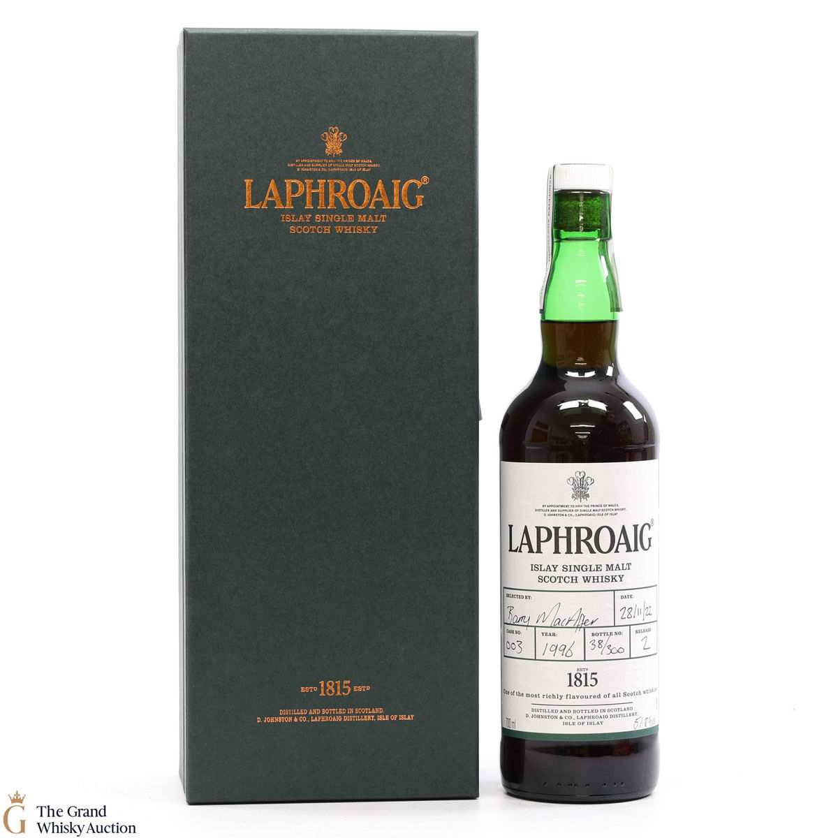 Laphroaig - 1996 Single Cask #003 - Hand Fill Release #2 2022 