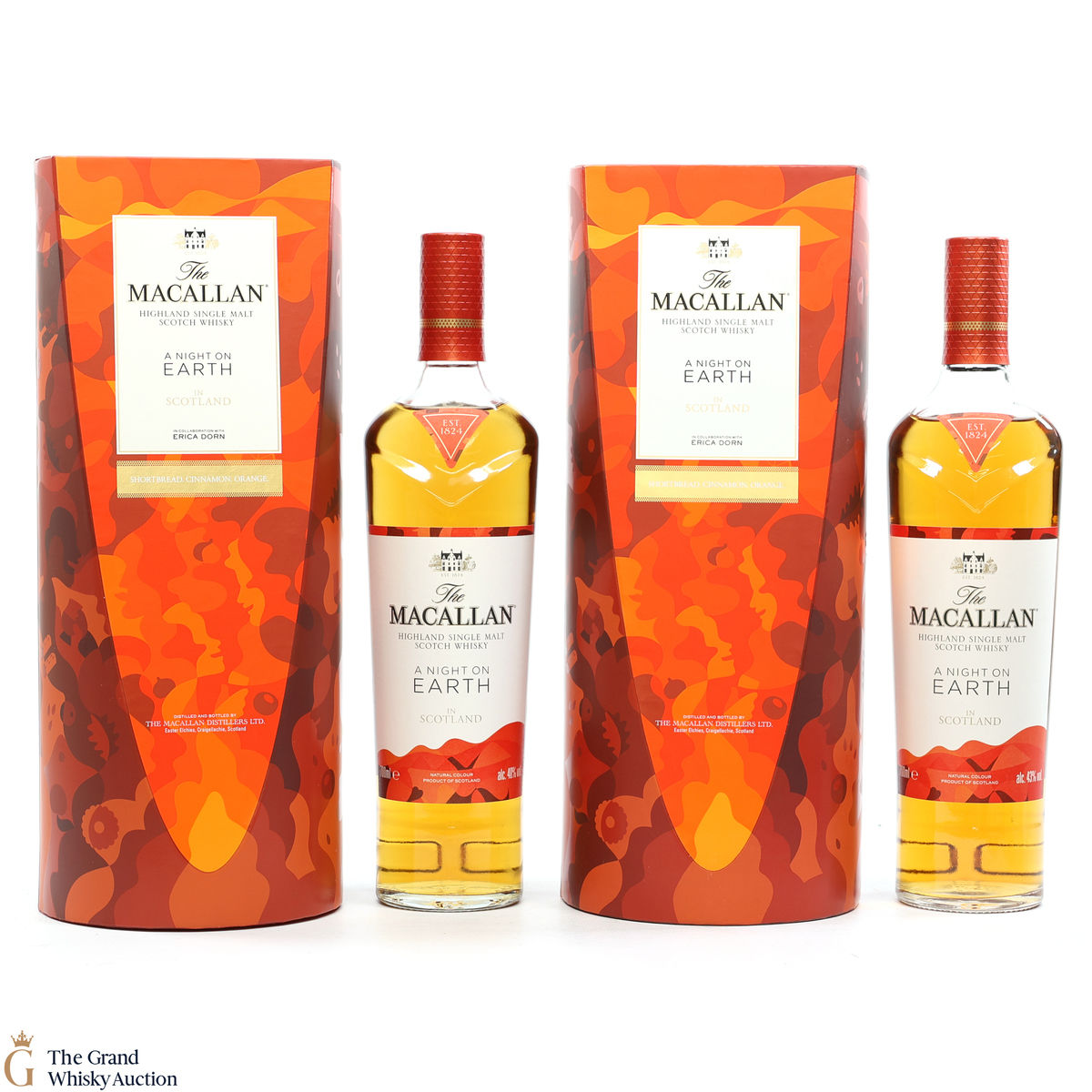 Macallan - A Night on Earth in Scotland (2 x 70cl) 40% and 43% 2022