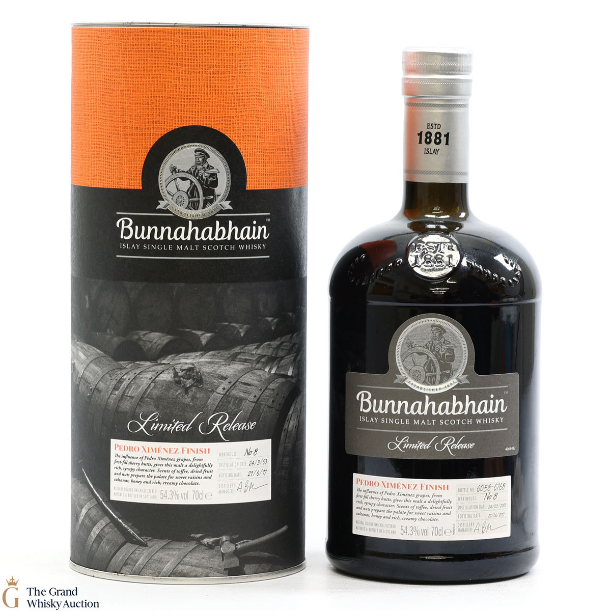 Bunnahabhain - 2003 - Limited Release - Pedro Ximénez Finish