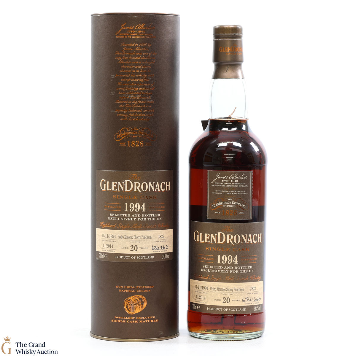 GlenDronach - 20 Year Old - 1994 Single Cask #2822