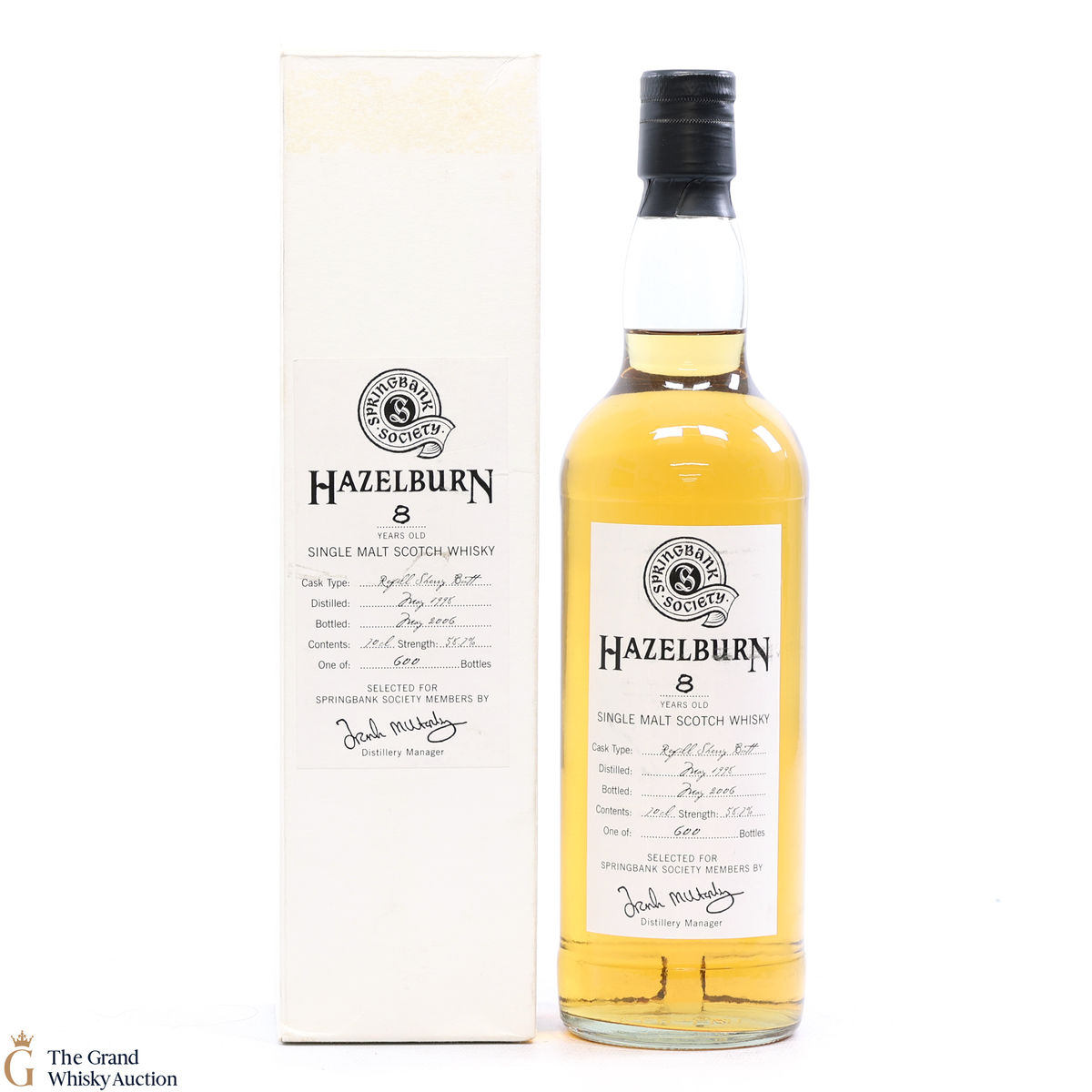 Hazelburn - 8 Year Old 1995 Refill Sherry Butt 2006 Springbank Society