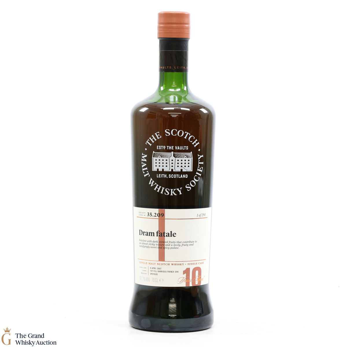 Glen Moray - 10 Year Old SMWS 35.209 Dram Fatale