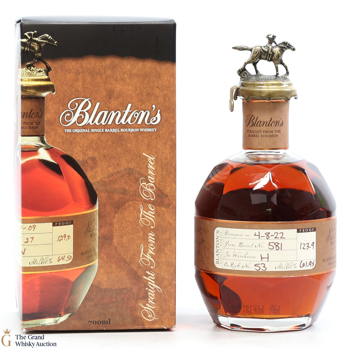 Blanton's - Straight From The Barrel - Cask Strength (61.95% ABV)