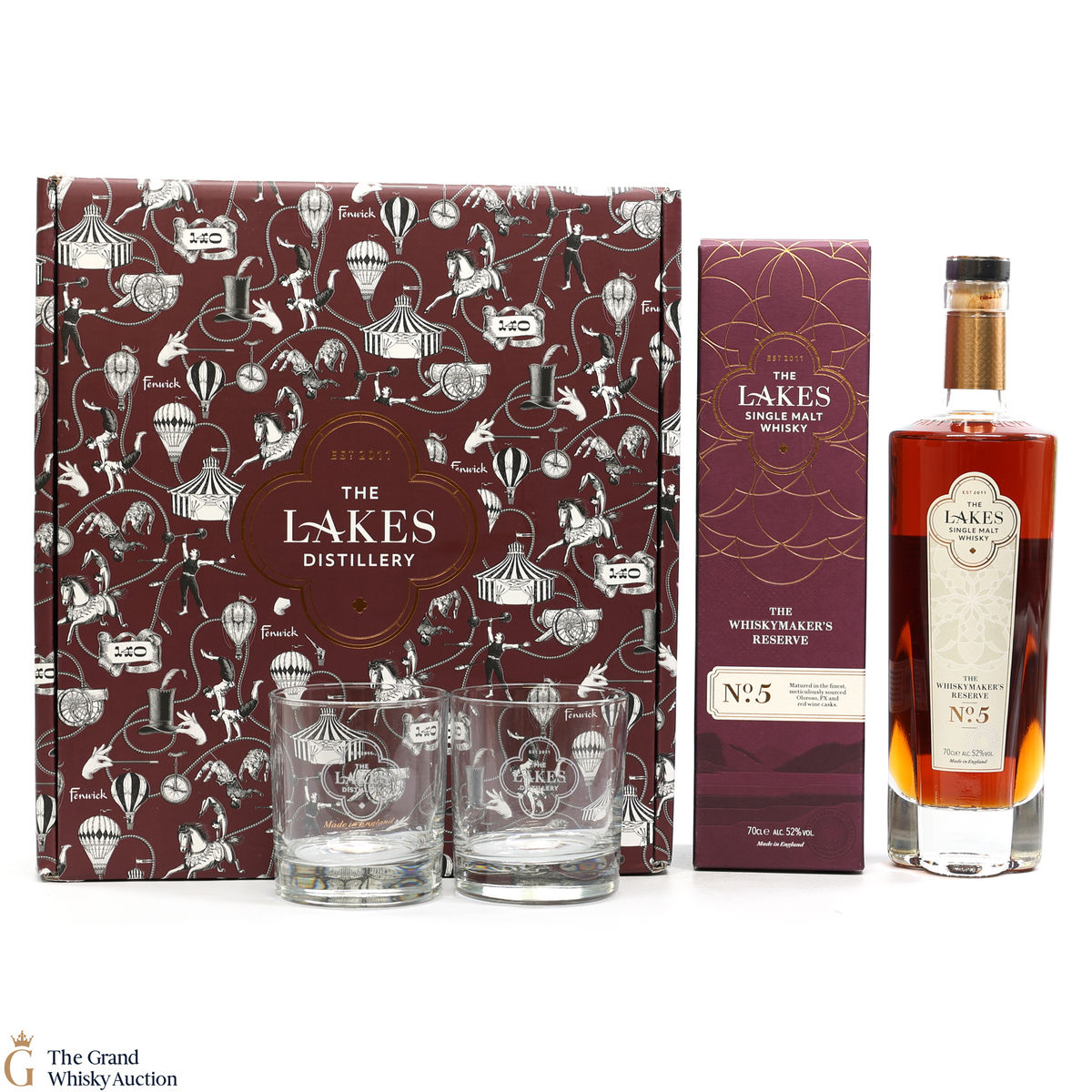 The Lakes - Whiskymaker's Reserve No.5 - 140th Anniversary Gift Set (1 x 70cl)