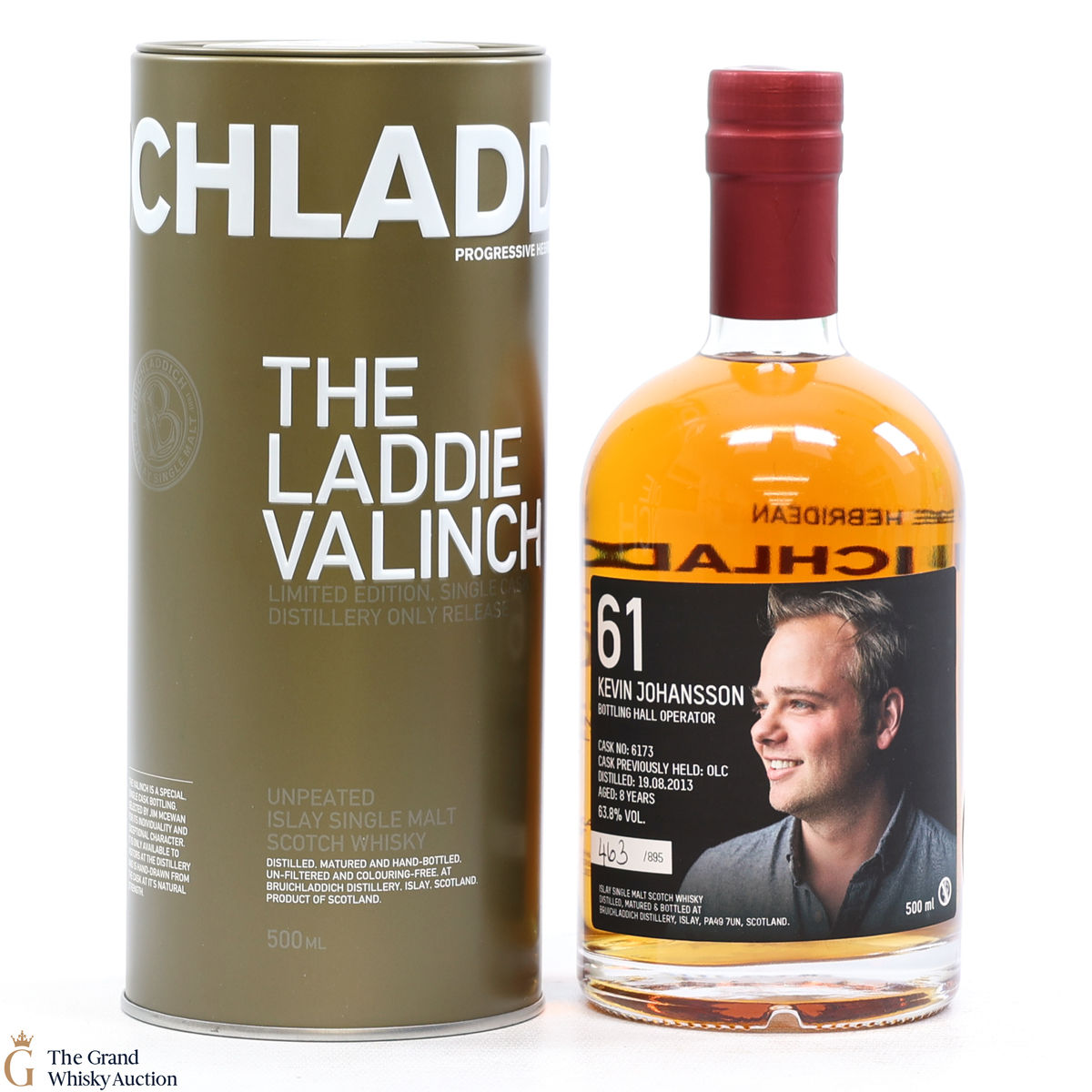 Bruichladdich - 8 Year Old - Valinch 61 - Kevin Johansson (50cl)