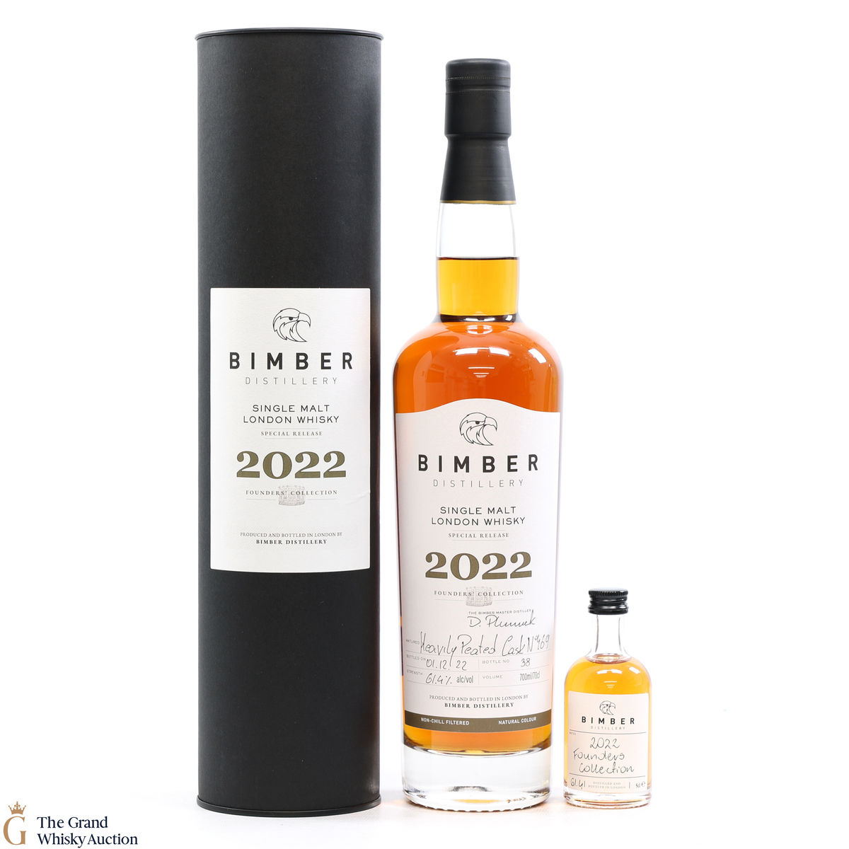Bimber - Heavily Peated Single Cask #469 - Founder’s Collection 2022 & 5cl