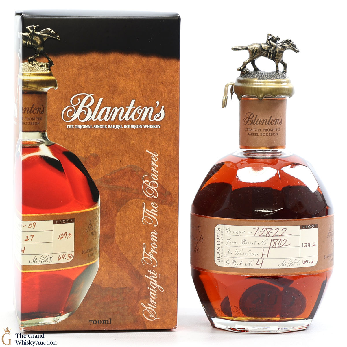 Blanton's - Straight From The Barrel - Cask Strength (64.6% ABV)