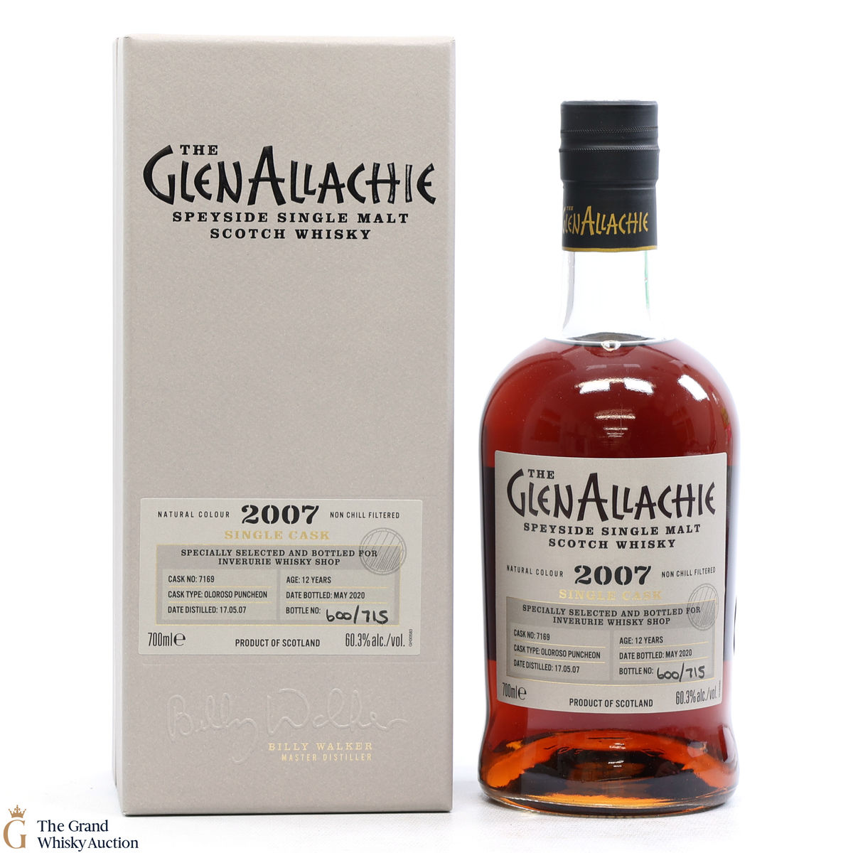 Glenallachie - 12 Year Old 2007 Single Cask #7169