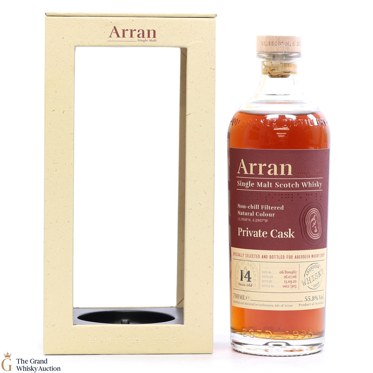 Arran - 14 Year Old 2006 Single Sherry Cask #800462 - Aberdeen Whisky Shop 