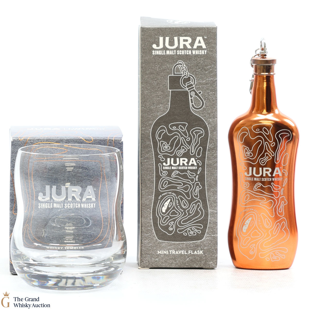 Jura - Mini Travel Flask & Whisky Tumbler