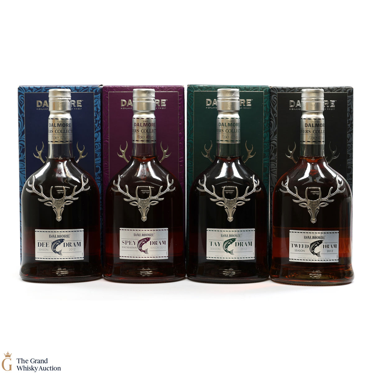 Dalmore - Rivers Collection - Spey, Tweed, Dee & Tay 2012 (4 x 70cl)