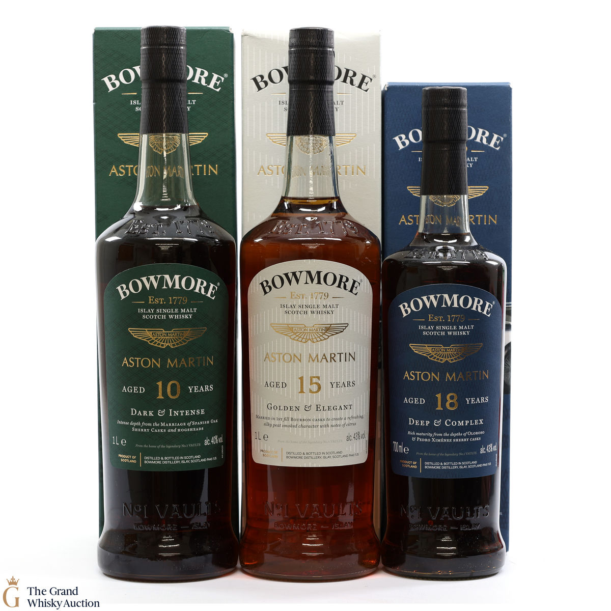 Bowmore - Aston Martin - Edition 1,2 + 3