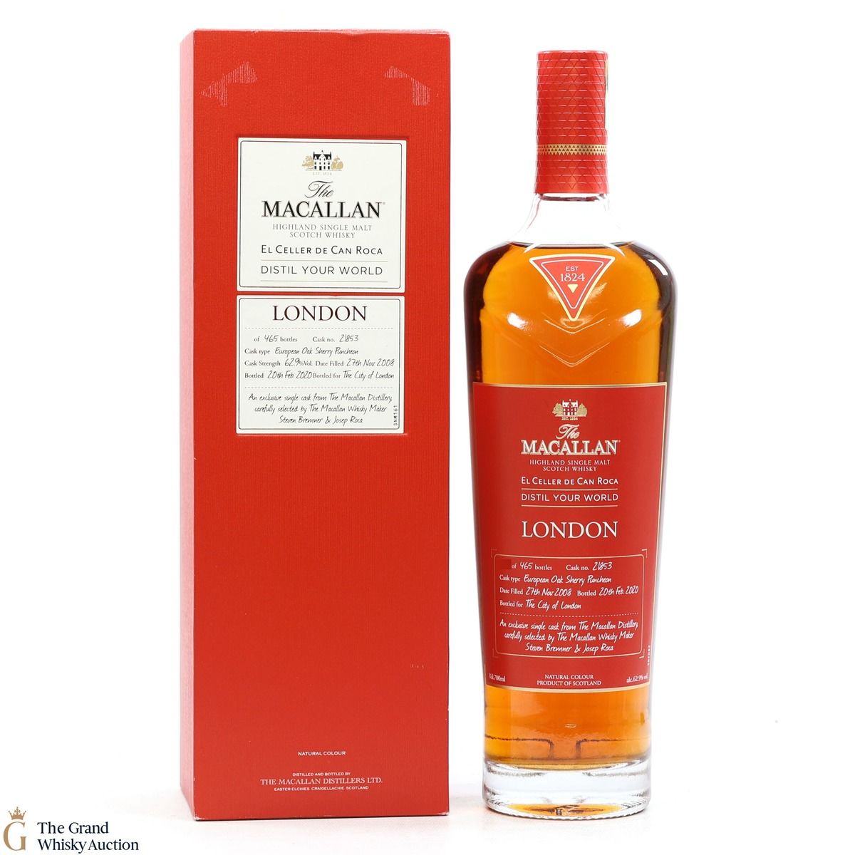 Macallan - 2008 Distil Your World London Single Cask #21853 - Bottled 2020