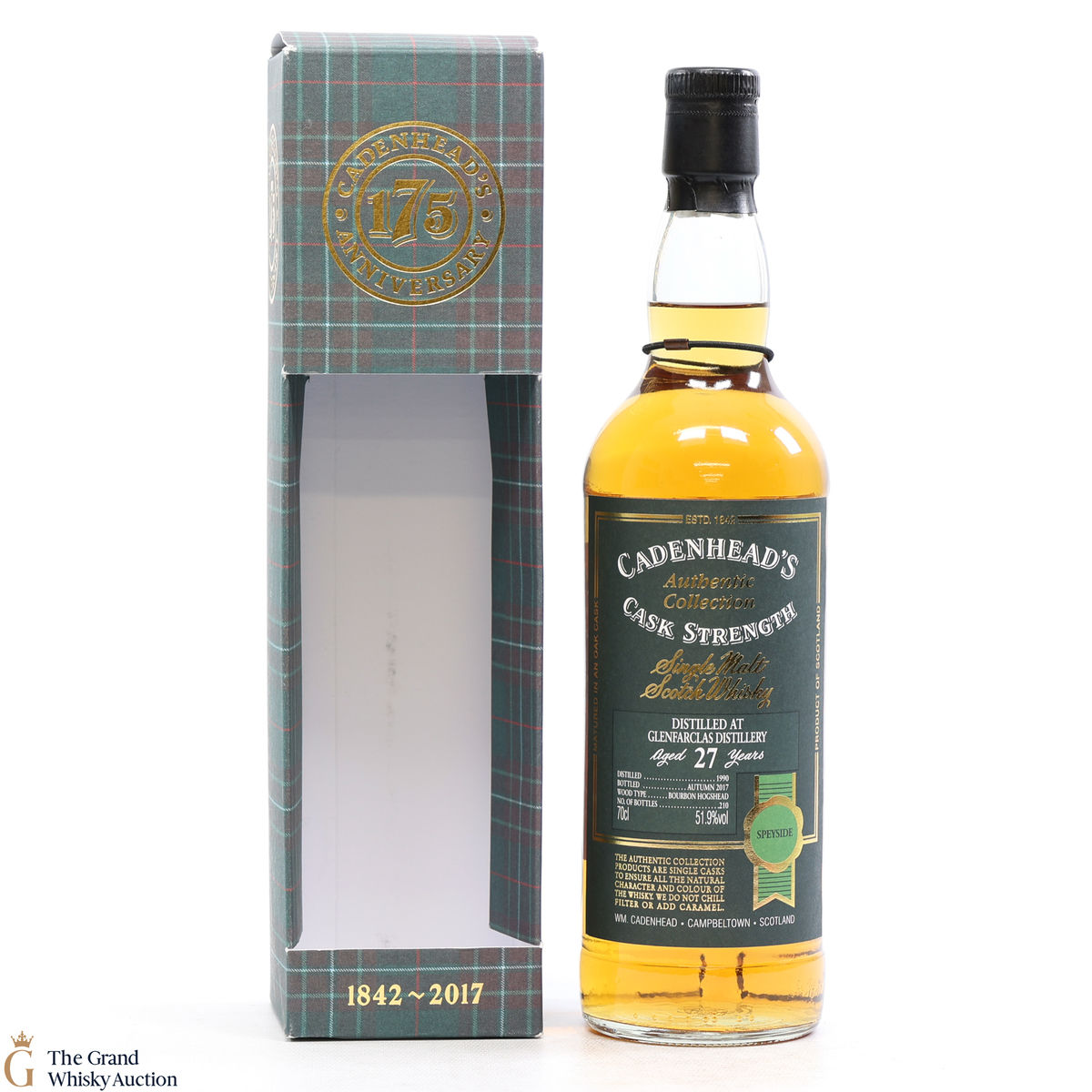 Glenfarclas - 27 Year Old 1990 - Cadenhead's Cask Strength