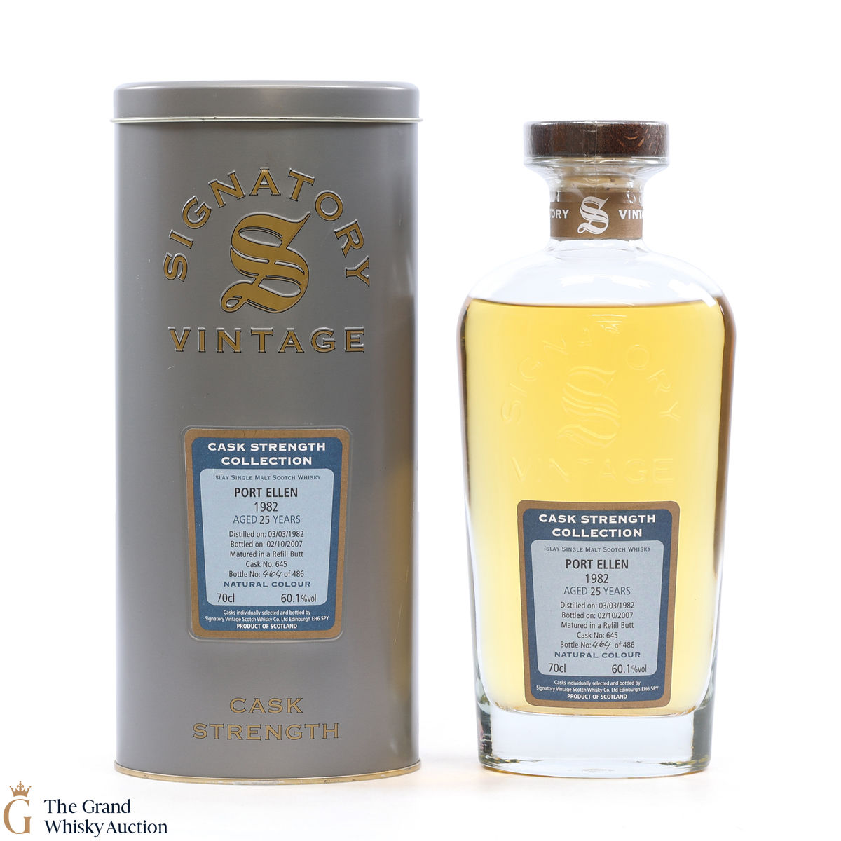 Port Ellen - 25 Year Old 1982 Refill Butt #645 Signatory