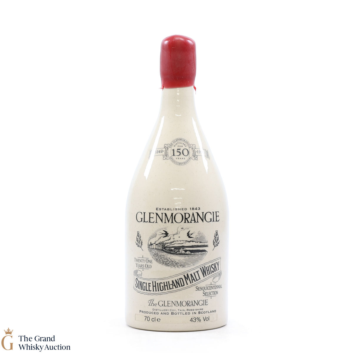 Glenmorangie - 21 Year Old (150th Anniversary) Ceramic Decanter