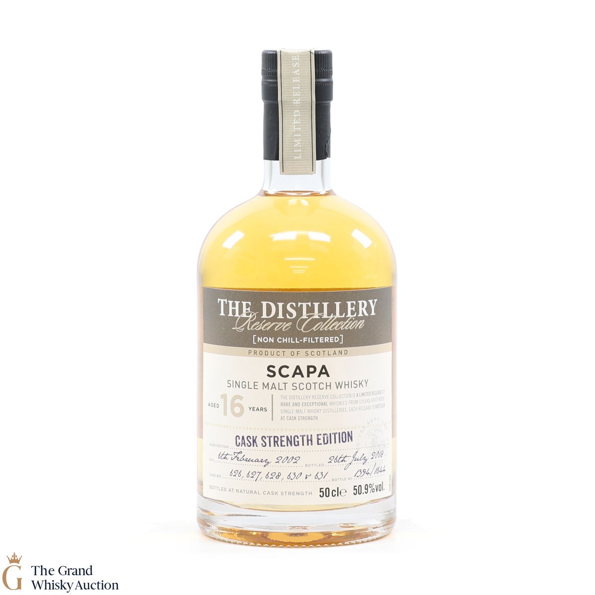 Scapa - 16 Year Old 2002 - Cask Strength 2018 - Distillery Reserve Collection (50cl)