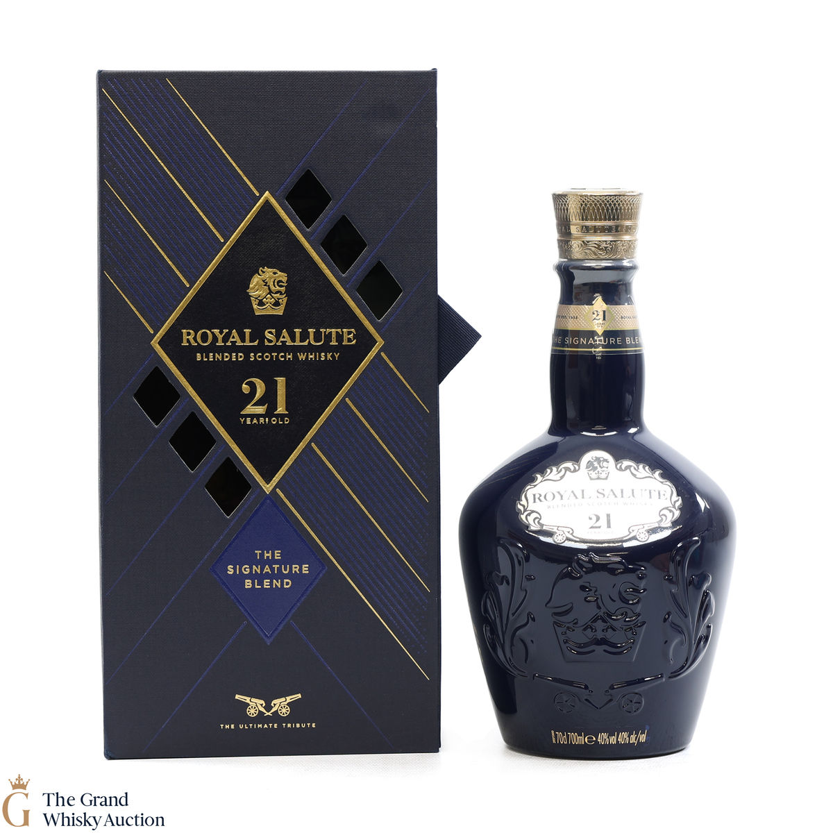 Chivas - Royal Salute - 21 Year Old - Sapphire Flagon