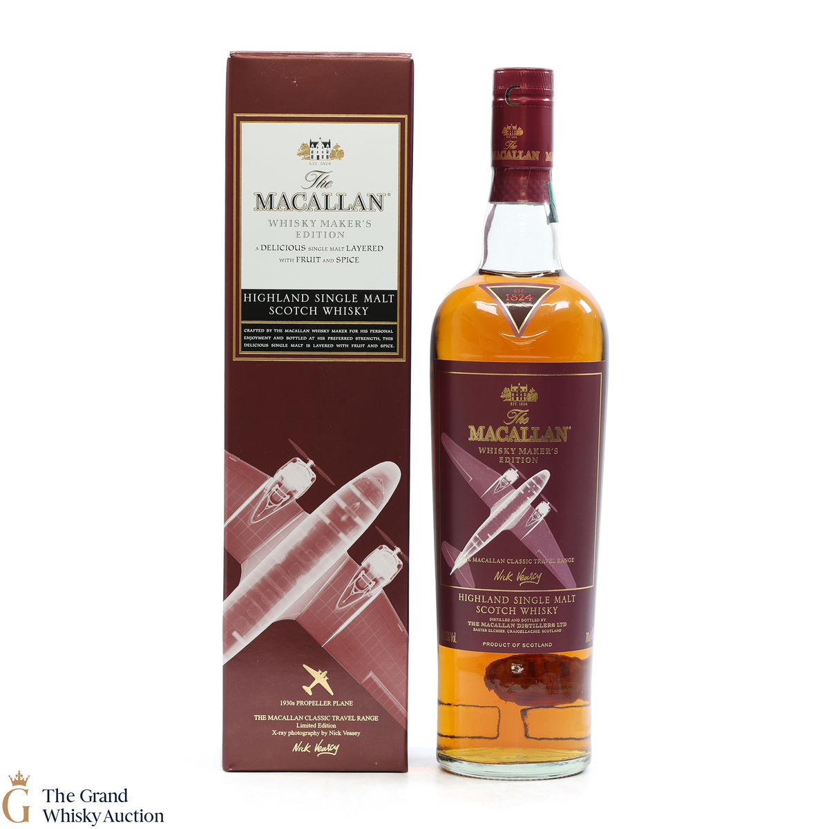 Macallan - Whisky Maker's Edition - Classic Travel Range 1930s Propeller Plane
